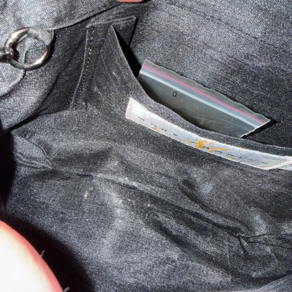 Mary Frances Black and Pink Floral Mini Bag - Picture 10 of 13